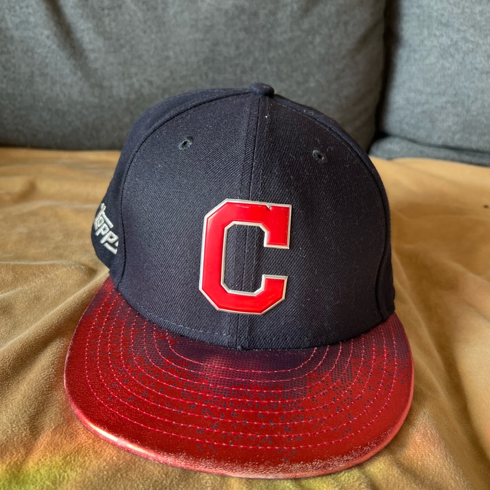 Columbus Clippers Red and Black Baseball Cap with C Logo